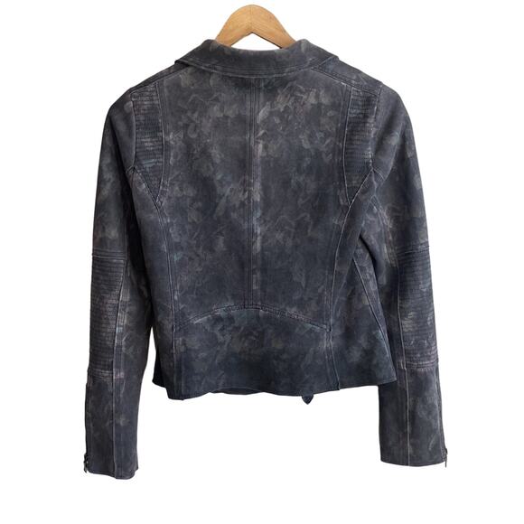 Marrakech Marni Scuba Moto Jacket Grey Antique Floral S - Picture 7 of 10